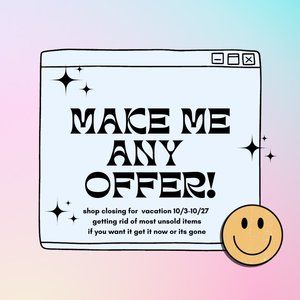 CLOSET CLEAR-OUT! BUNDLE & SAVE ✨ ACCEPTING ALL REASONABLE OFFERS